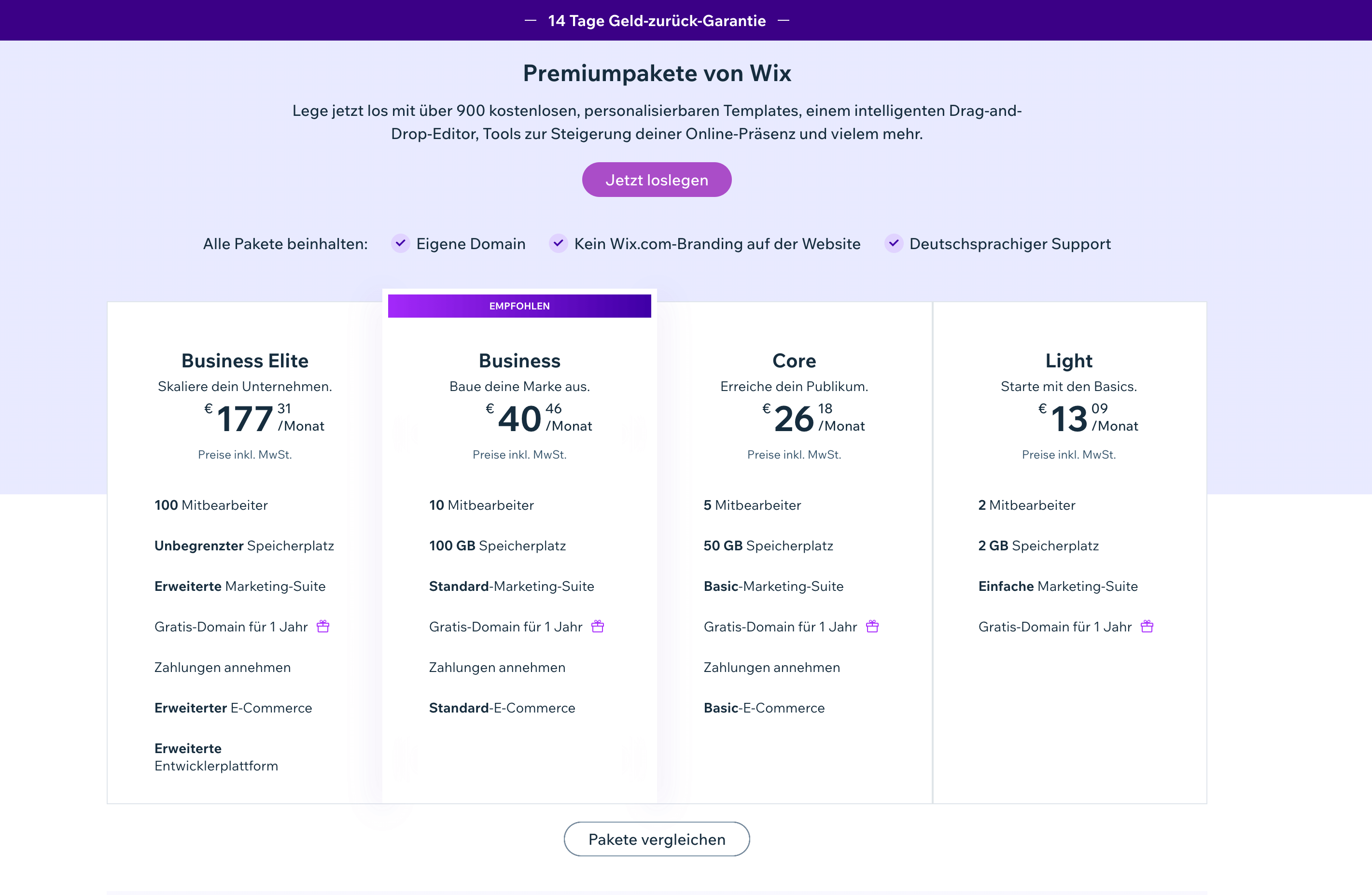 Screenshot-Leistungspakete-Wix-Homepage-Baukasten