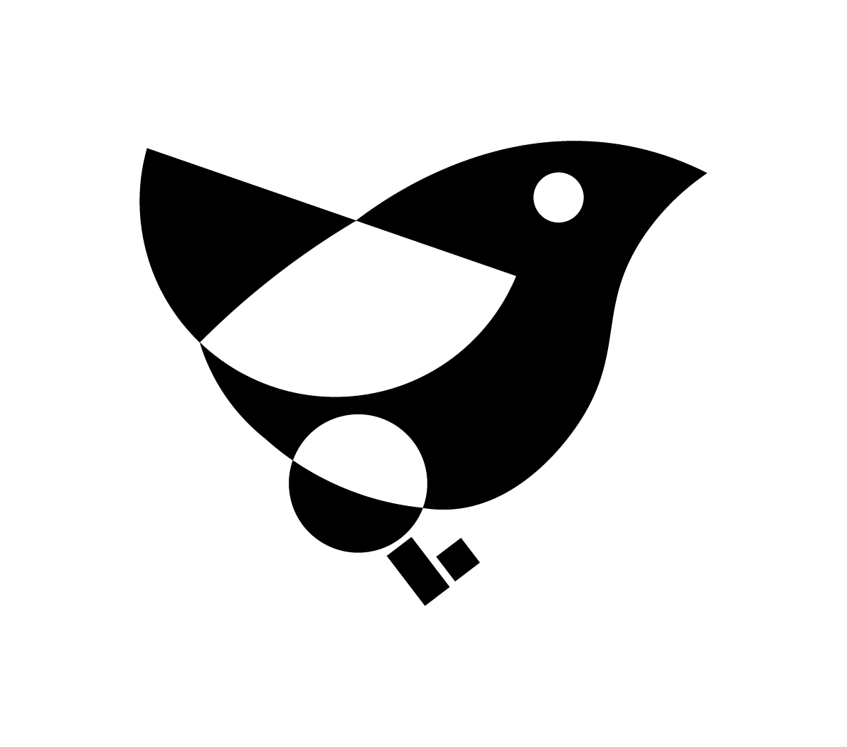Branding Zaunkönig Immobilien_Logo Icon S-W